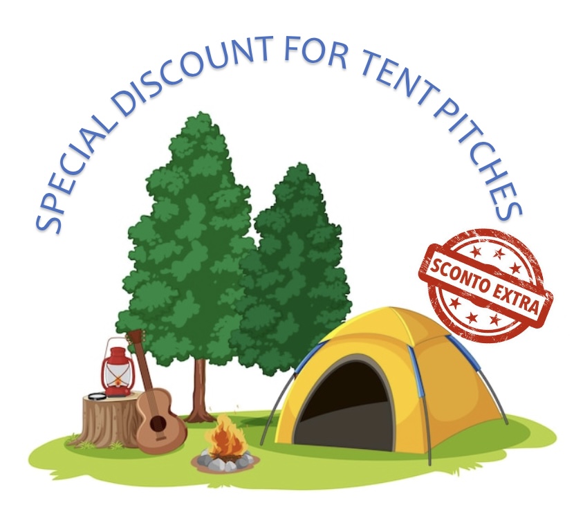 SCONTO SPECIALE POSTI TENDA E MEZZE PIAZZOLE